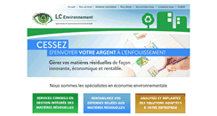 Desktop Screenshot of lcenvironnement.com